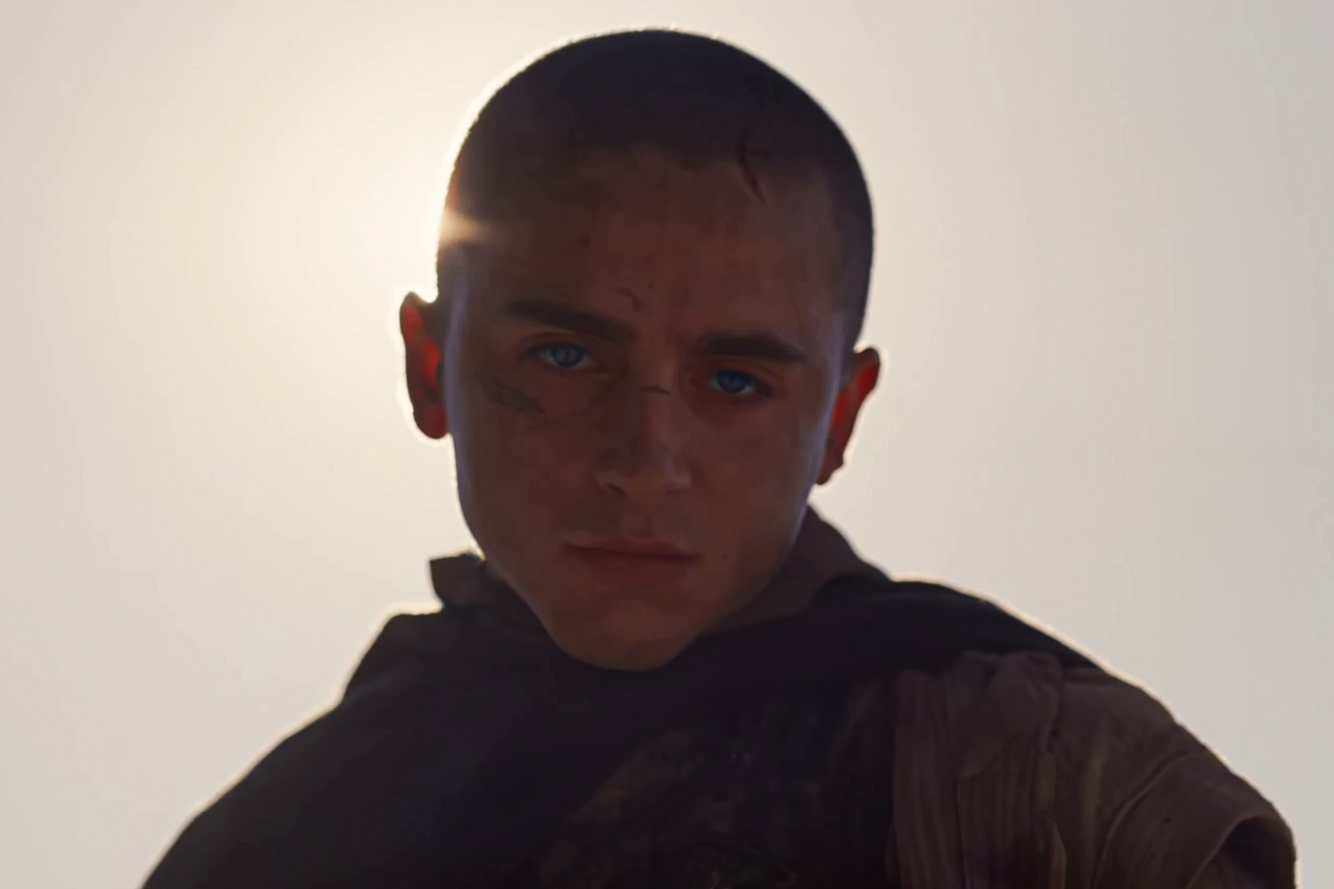 Timothée Chalamet como Paul Atreides.